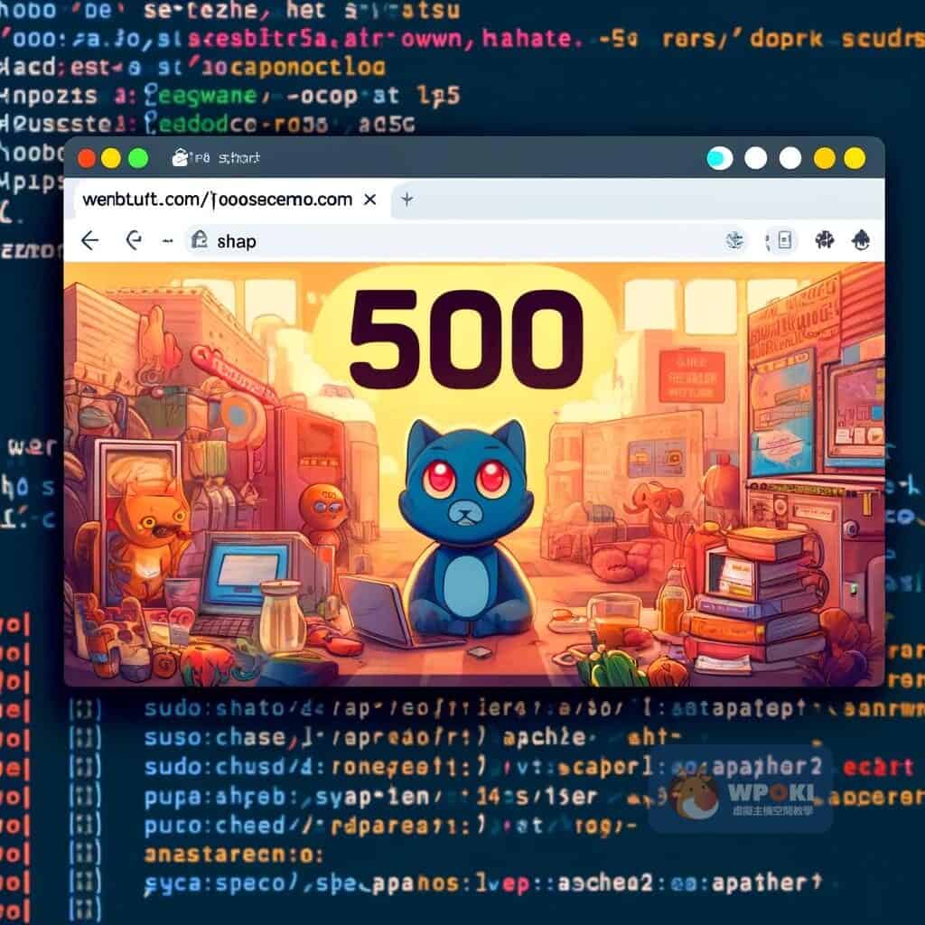 Linux虛擬主機連結PHP出現500 Error