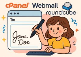 cpanel-webmail-roundcube-signature-setup