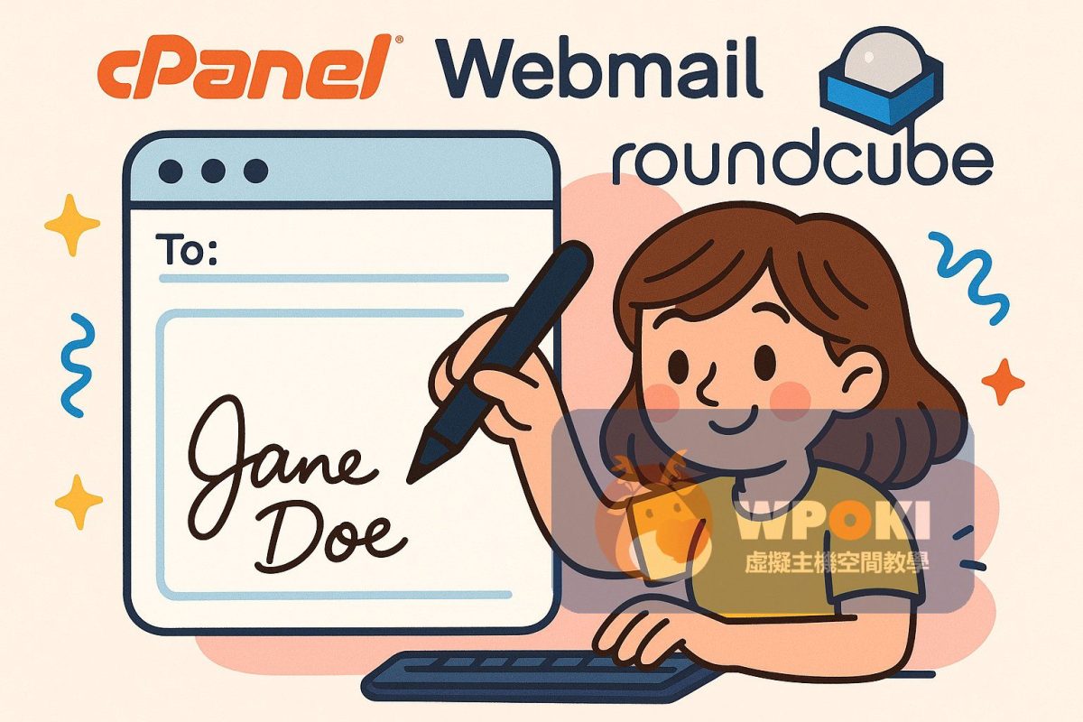 cpanel-webmail-roundcube-signature-setup