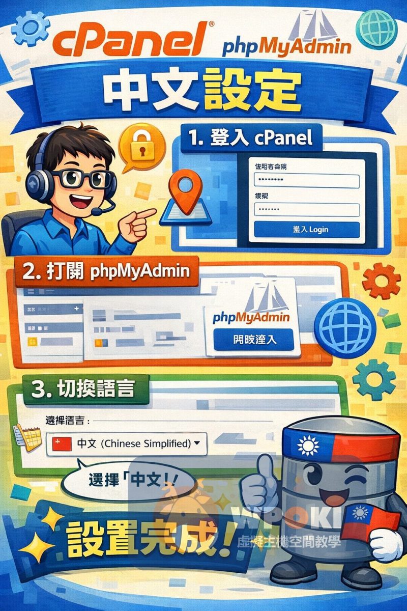 change-phpmyadmin-language-to-chinese